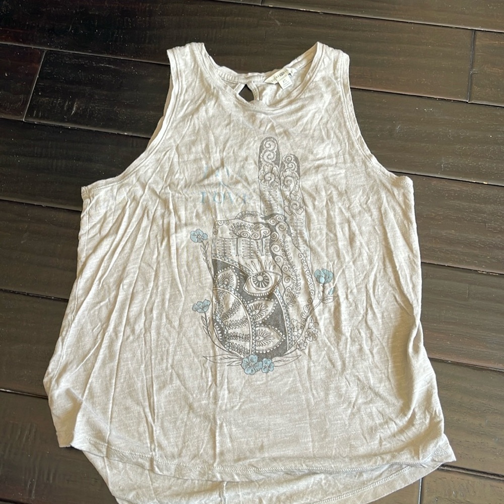 Lucky brand, lotus hand tank top